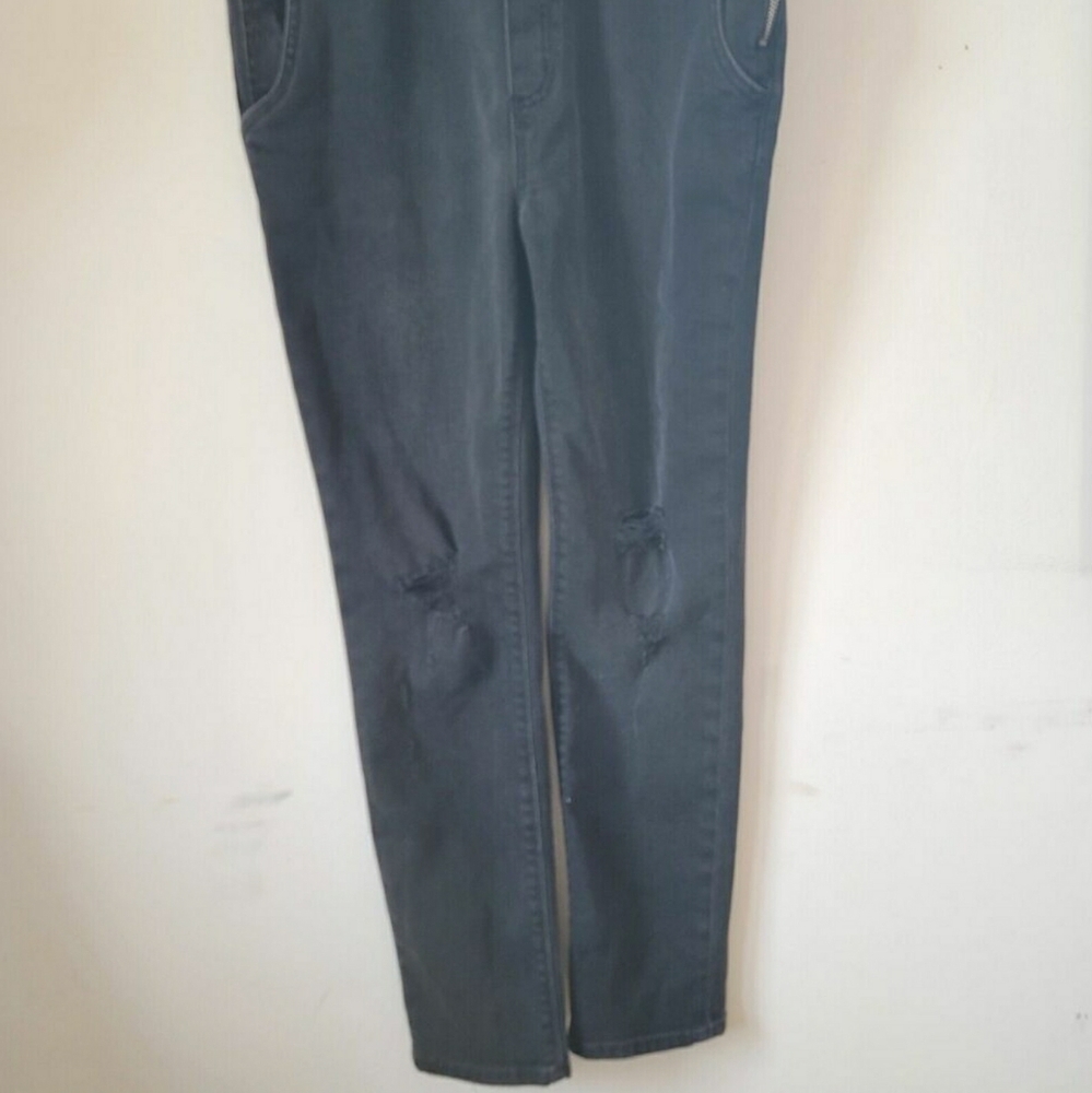 Black Orchid denim jean the Skinny Overall Black carbonite size 29  faded black - Picture 3 of 8